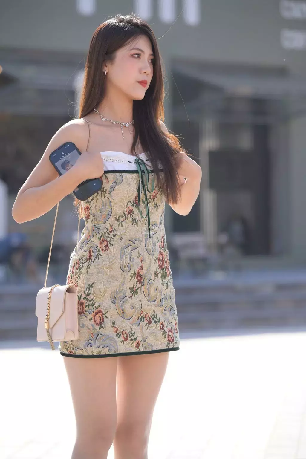 精选街拍作品 NO.2069 许季冬浪漫5 街拍走光美女-丽图社