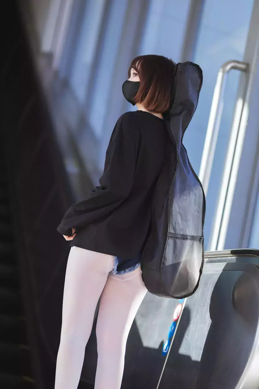 No.004-升玖老师 地铁吉他 [26P] 清纯美女图片高清图集-丽图社