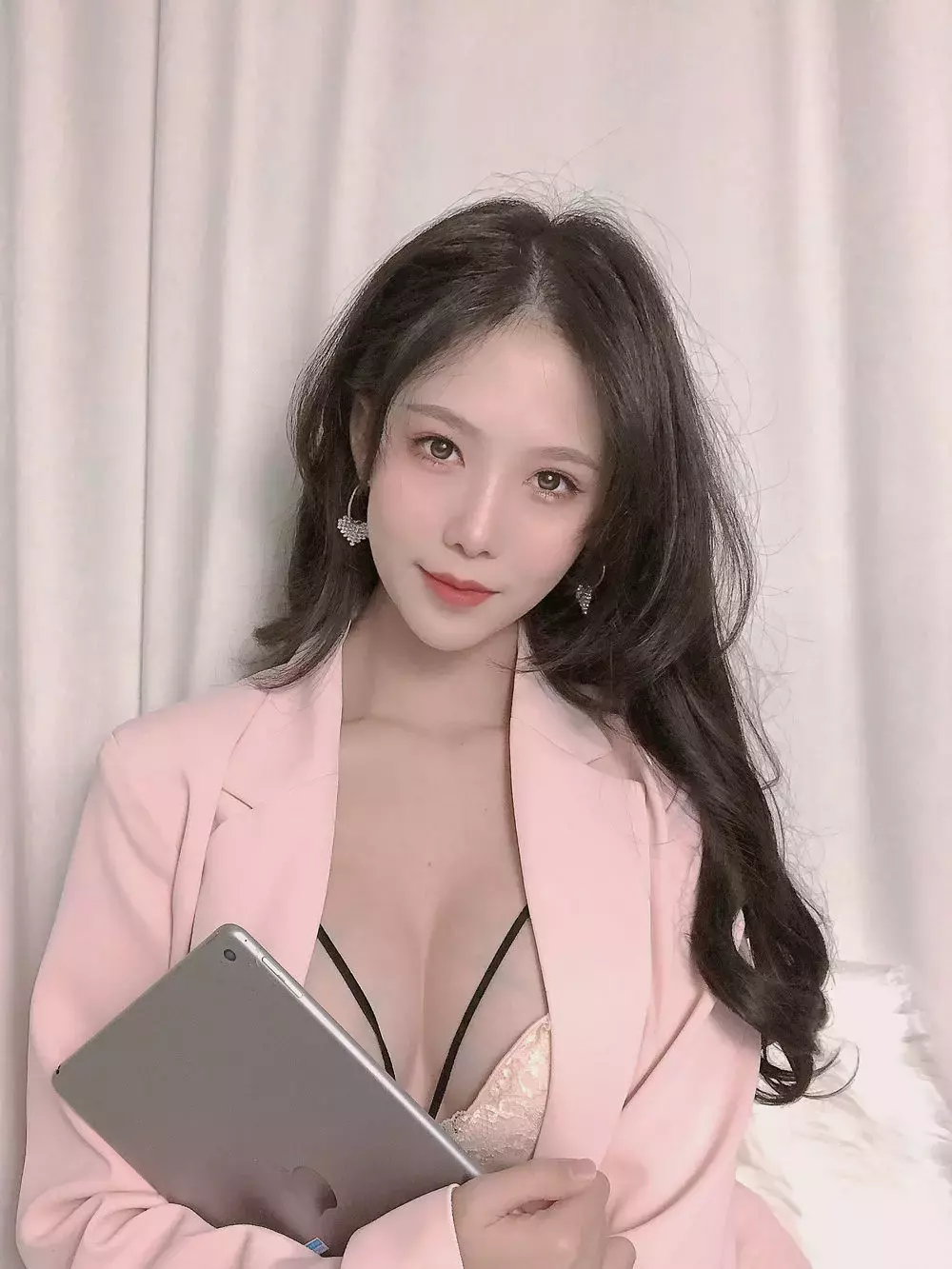 No.054-粉色西装 [26P] 美女写真照片素材-丽图社