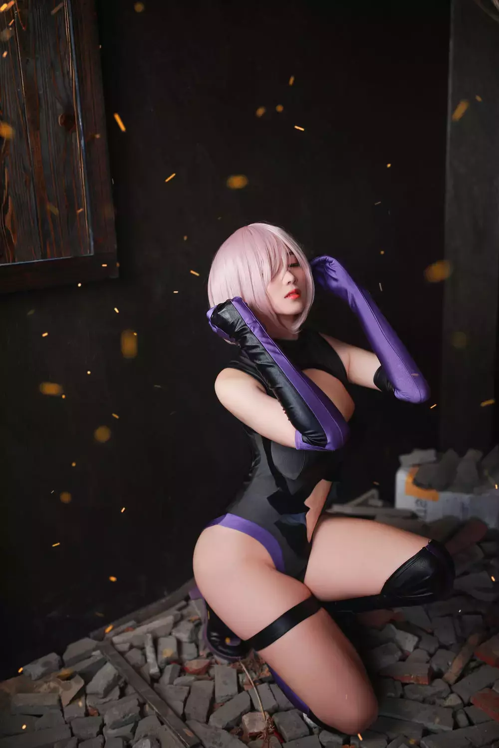 No.008-Fate Grand Order-Mash Kyrielight (Shielder) [22P] 超高清国内美女模特精选套图-丽图社