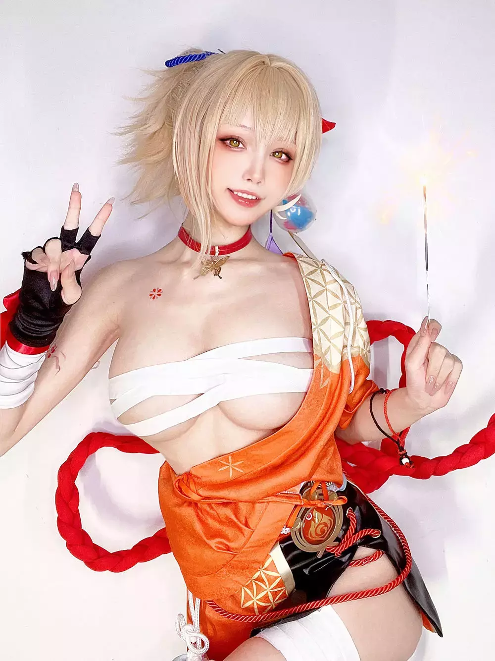 No.124-原神 宵宫 自拍 [18P] 夏天照着穿优雅又高级的写真-丽图社