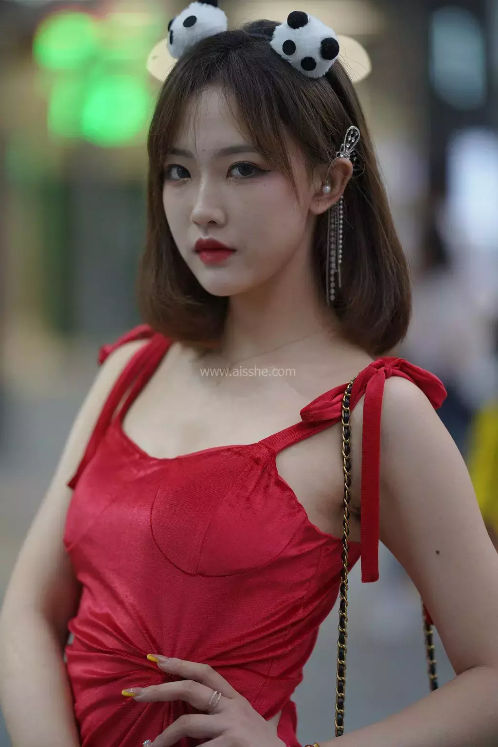 精选街拍作品 NO.1326 目若秋水 窈窕佳人1 摄影街拍-丽图社