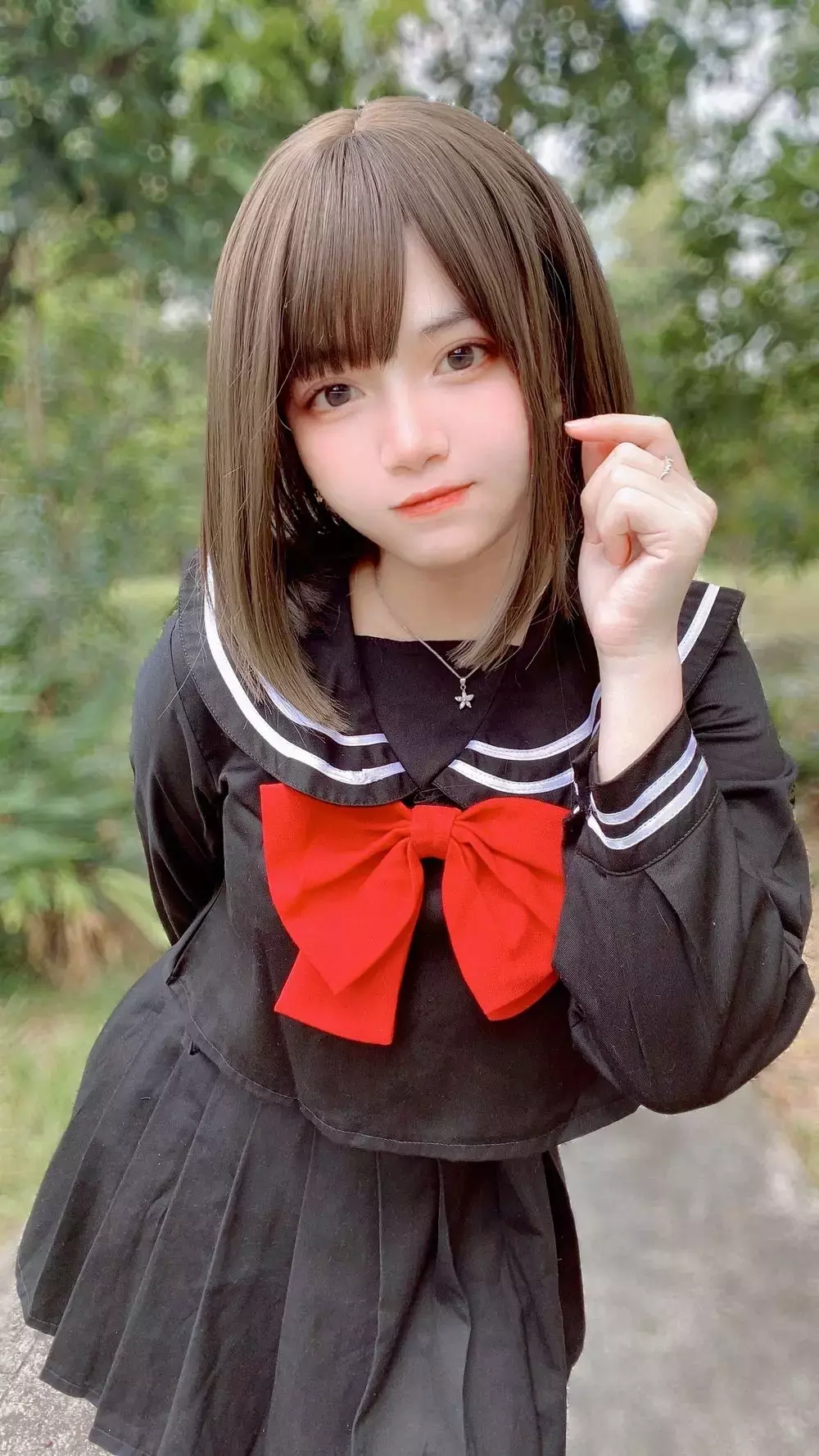 No.002-Seifuku Girl [6P] 气质美女妩媚写真-丽图社