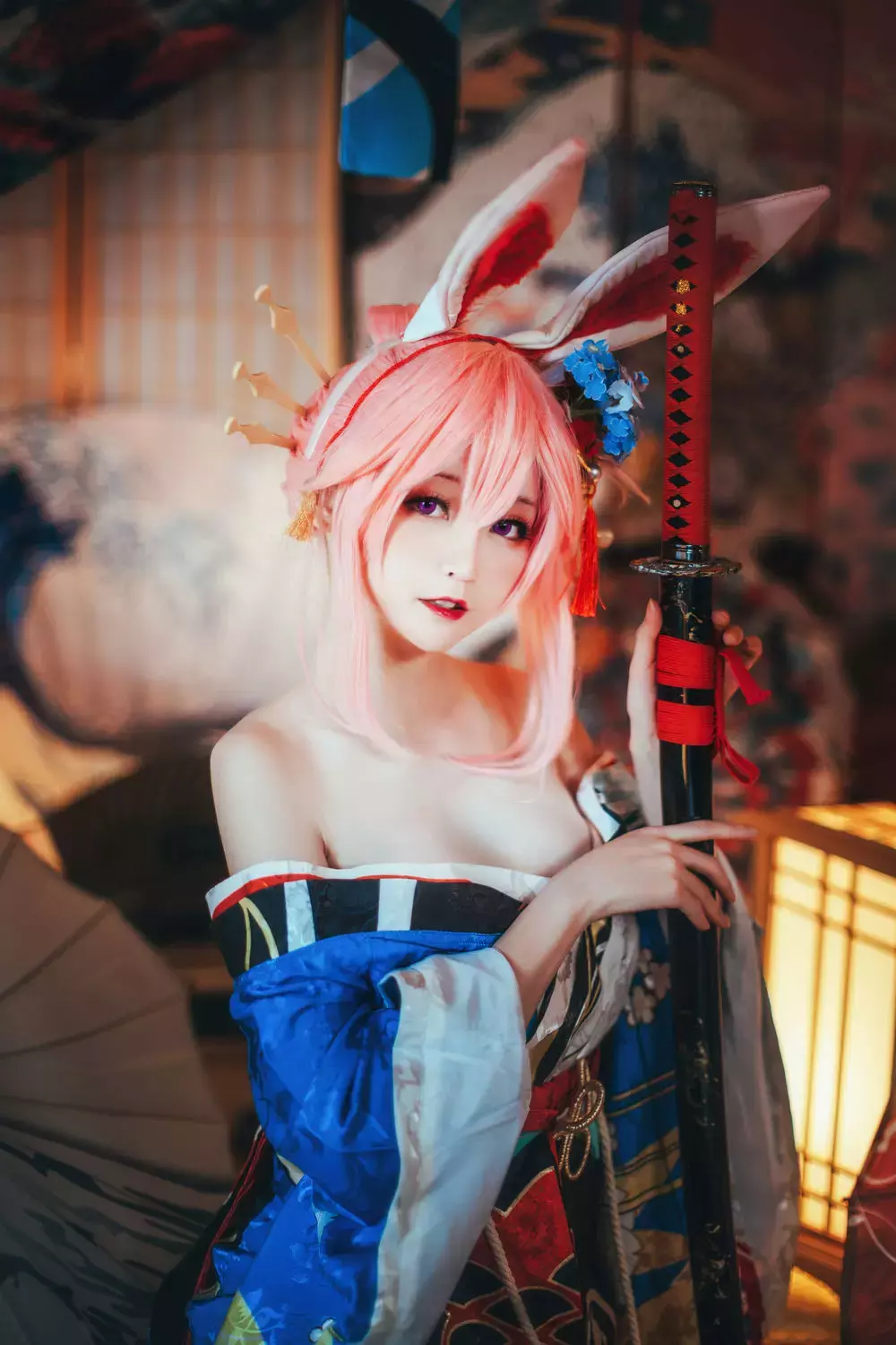 No.010-八重樱&明日方舟 黑 [30P] 超好看的辣妹身材壁纸合集-丽图社