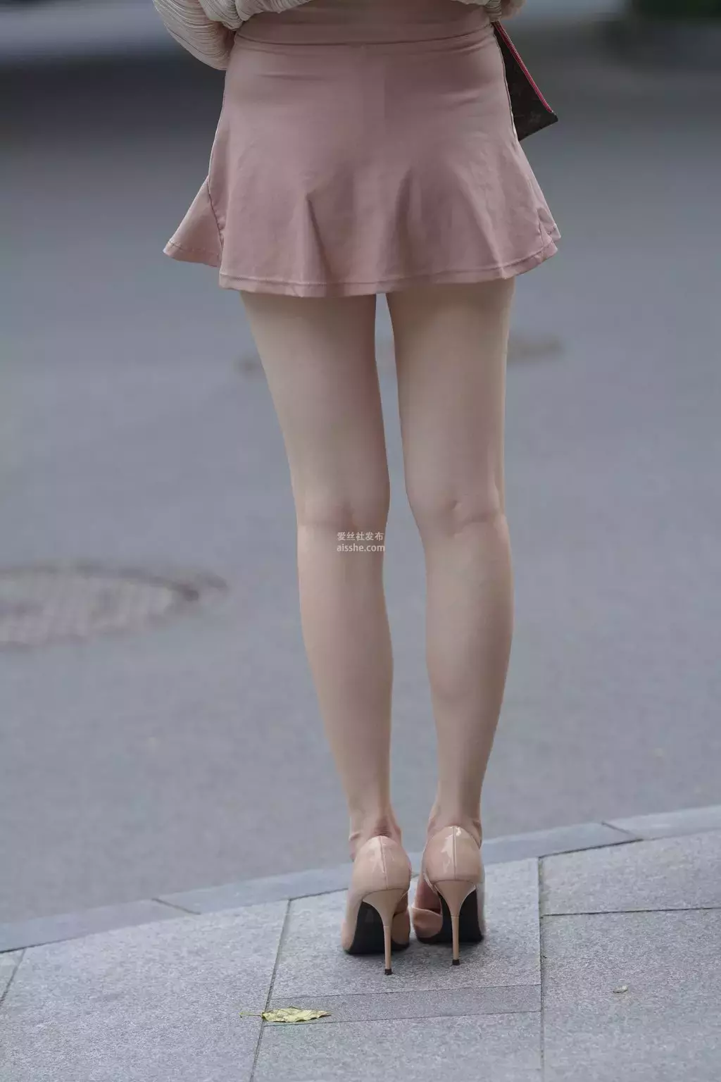 魔镜街拍 NO.167 可爱的粉色短裙小姐姐-3 摄影街拍-丽图社