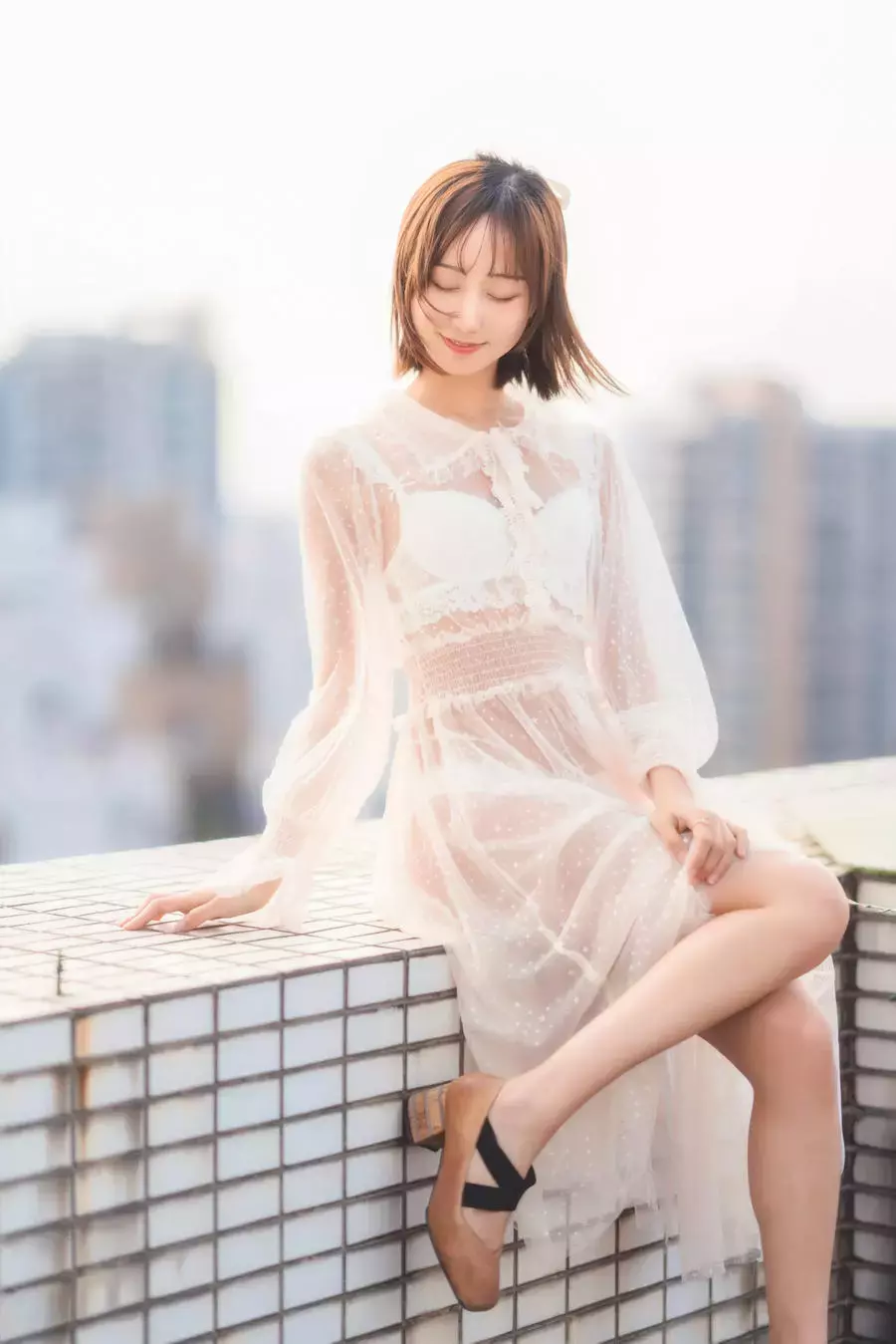 No.086 – 天台 [38P] 超高清国内美女模特精选套图-丽图社