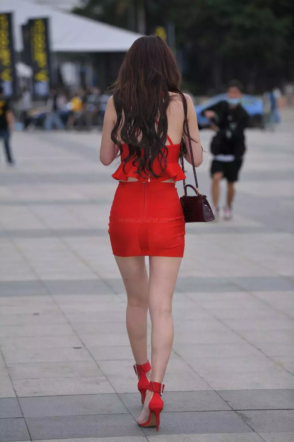 精选街拍作品 NO.1191 包臀裙高跟美女 2 街拍第一站大师-丽图社