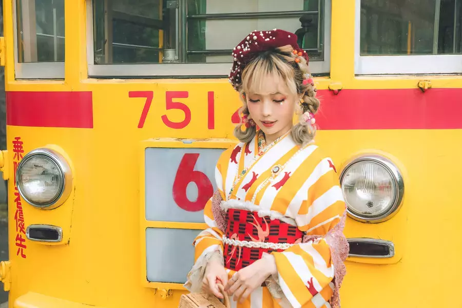 No.036-Retro Kimono II [62P] 百变时尚美女穿搭照片-丽图社