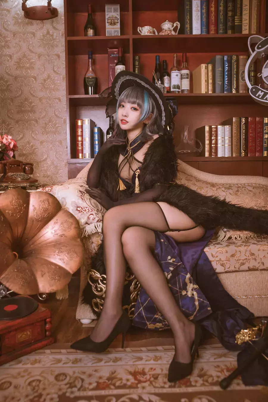 No.003-柴郡旗袍 音乐绚烂CaitSith [20P] 清新美女图片壁纸-丽图社