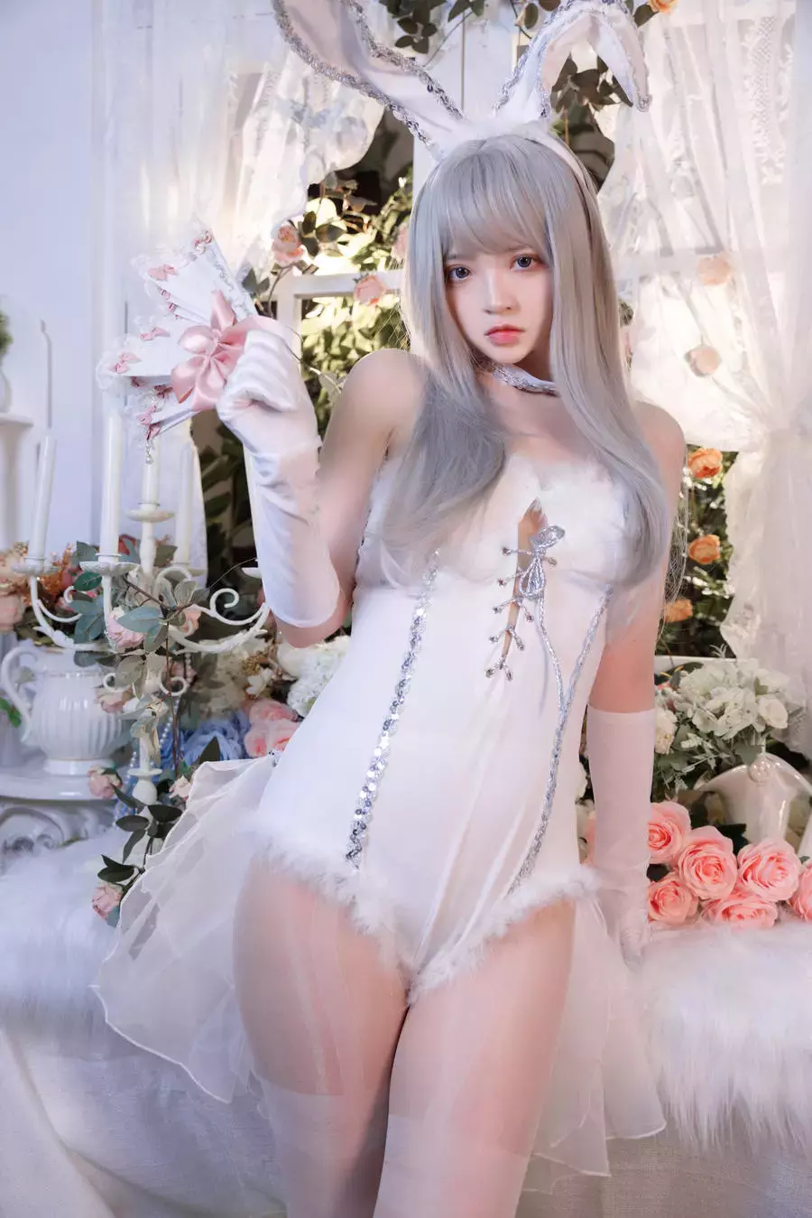 No.110 – 珍藏版3 纯白绒绒兔 [40P 2V] 又纯又欲的美女壁纸-丽图社