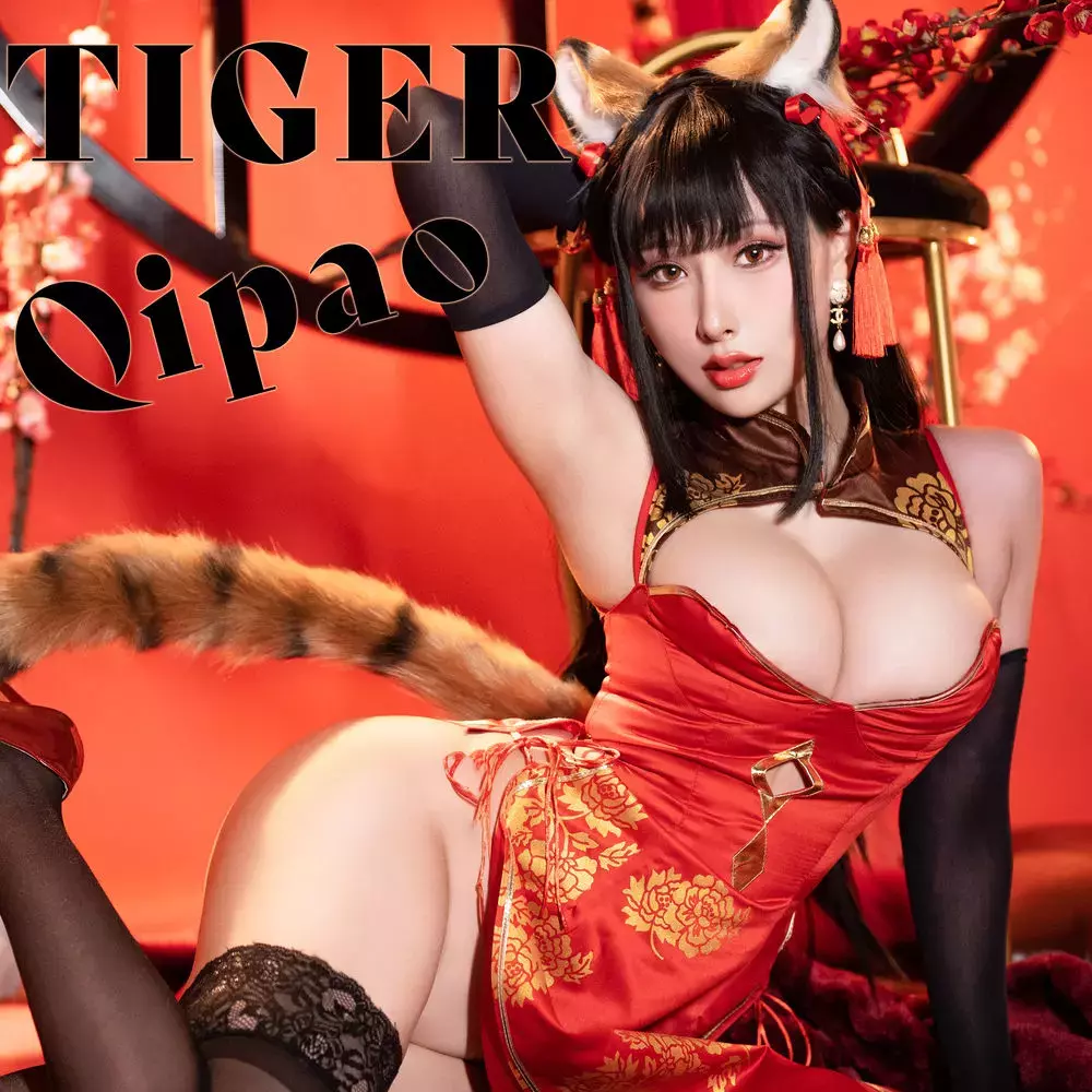 No.175-2022年2月等级一虎年旗袍 [27P] 甜美可爱!少女小清新写真精选-丽图社