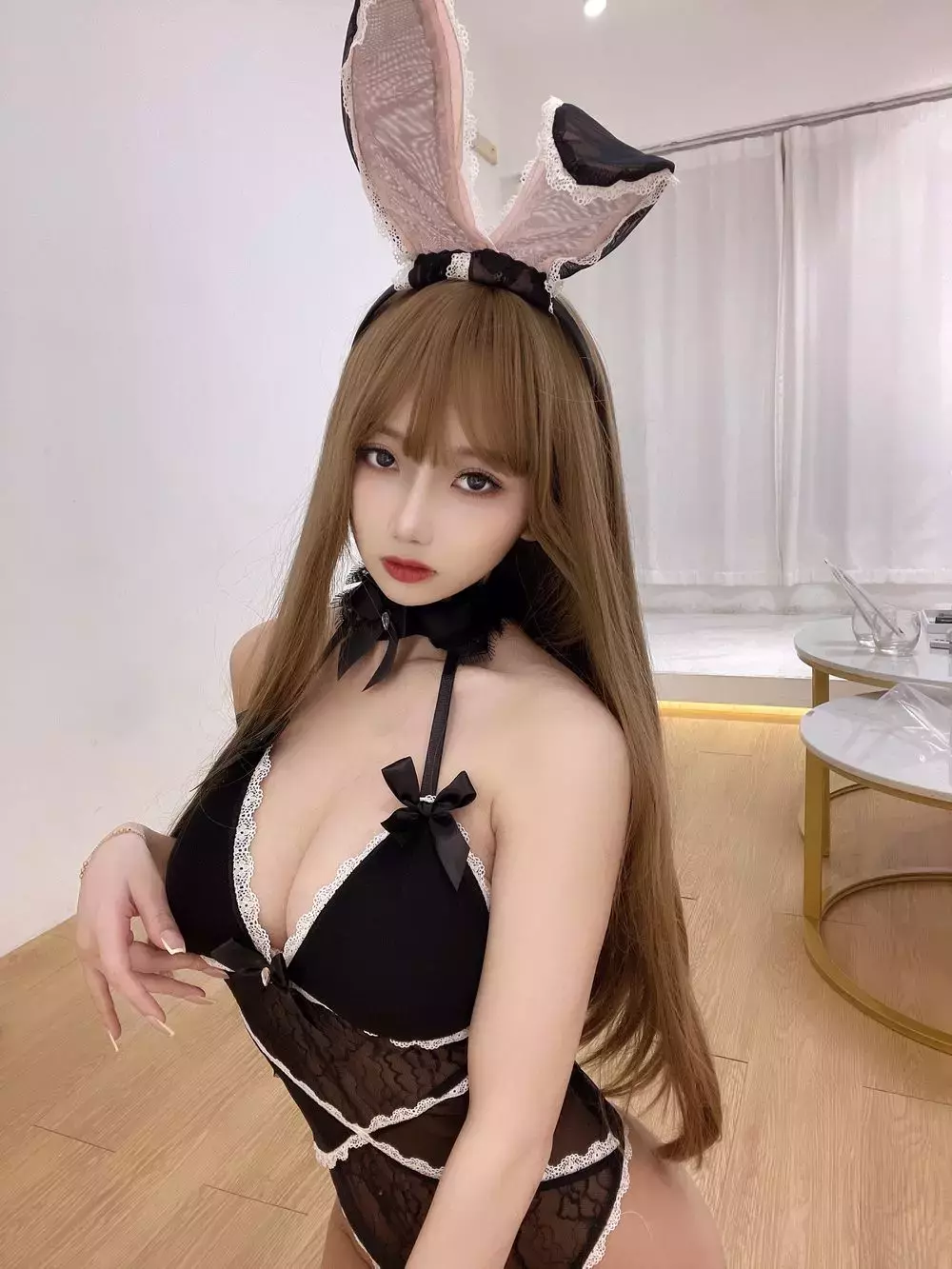 No.045-蕾丝兔女郎 [50P] 百变时尚美女穿搭照片-丽图社