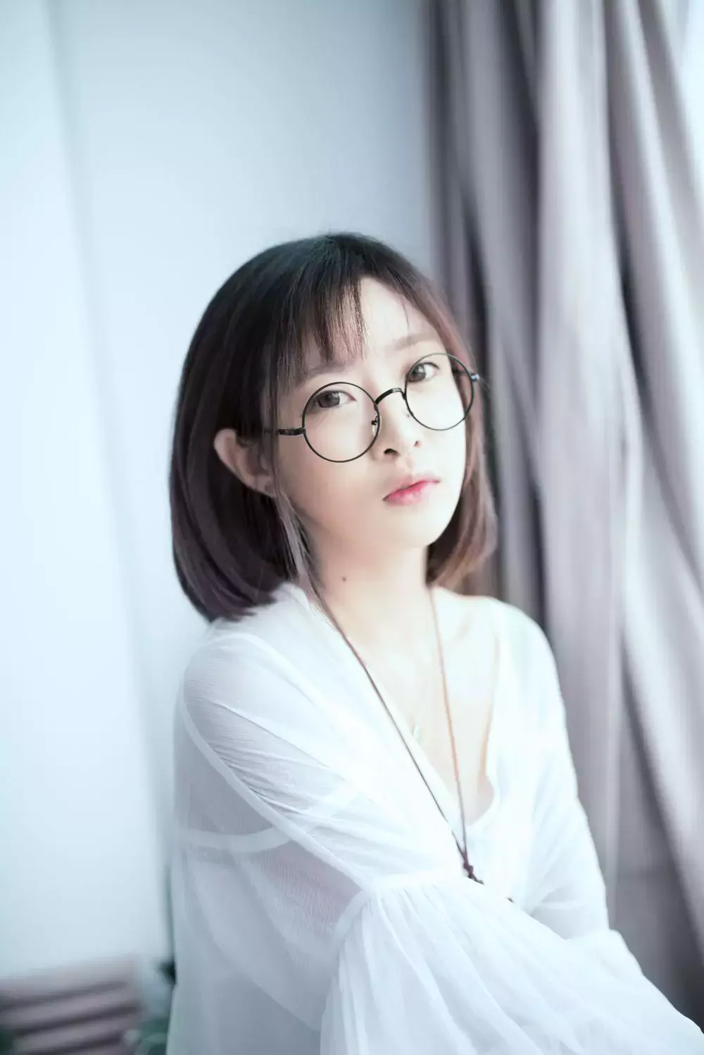 No.006-白裙 [8P] 写真美女高清壁纸-丽图社