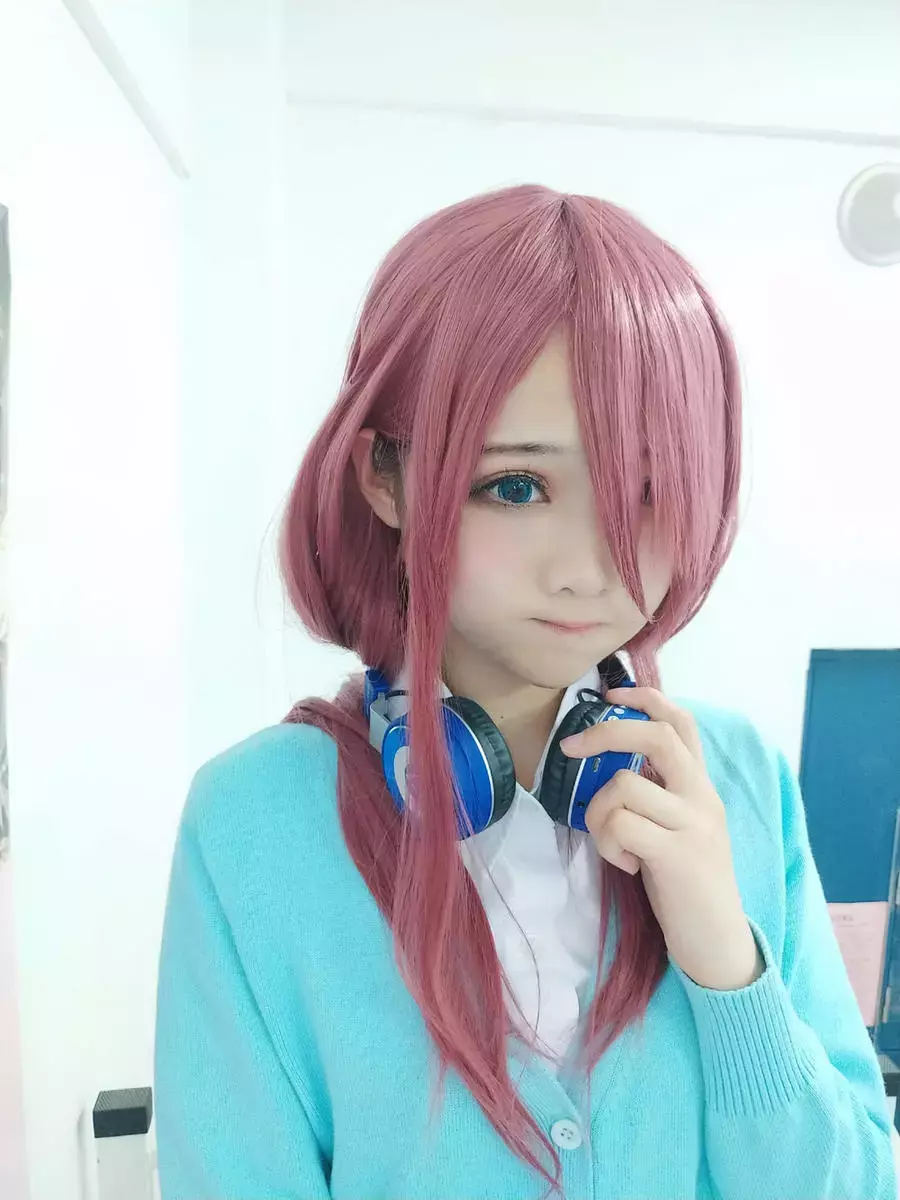 No.002-五等分的花嫁 三玖表情包 [8P] 清纯美女套图-丽图社