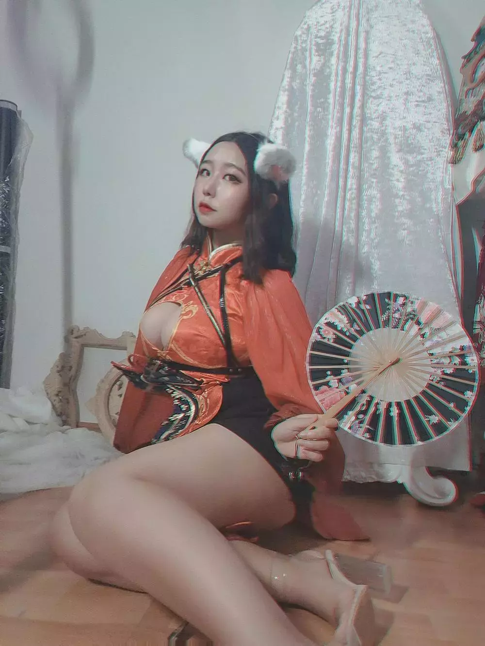 No.005-公孙离 [9P] 长裙比基尼风美女写真-丽图社