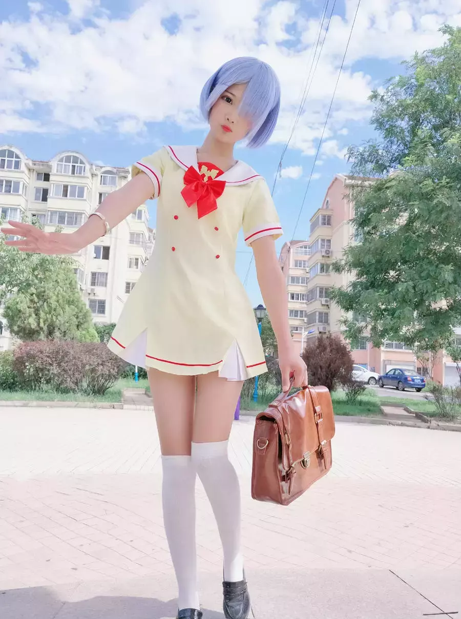 No.022-RE从零开始的异世界生活 蕾姆JK [13P] 美女高清壁纸女神写真-丽图社