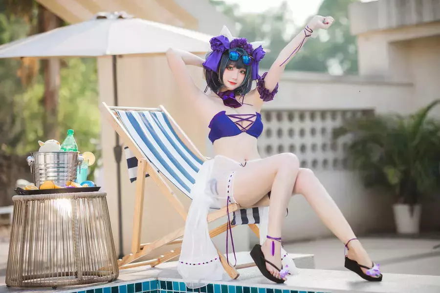 No.074-柴郡泳装 [32P] 写真美女高清壁纸-丽图社