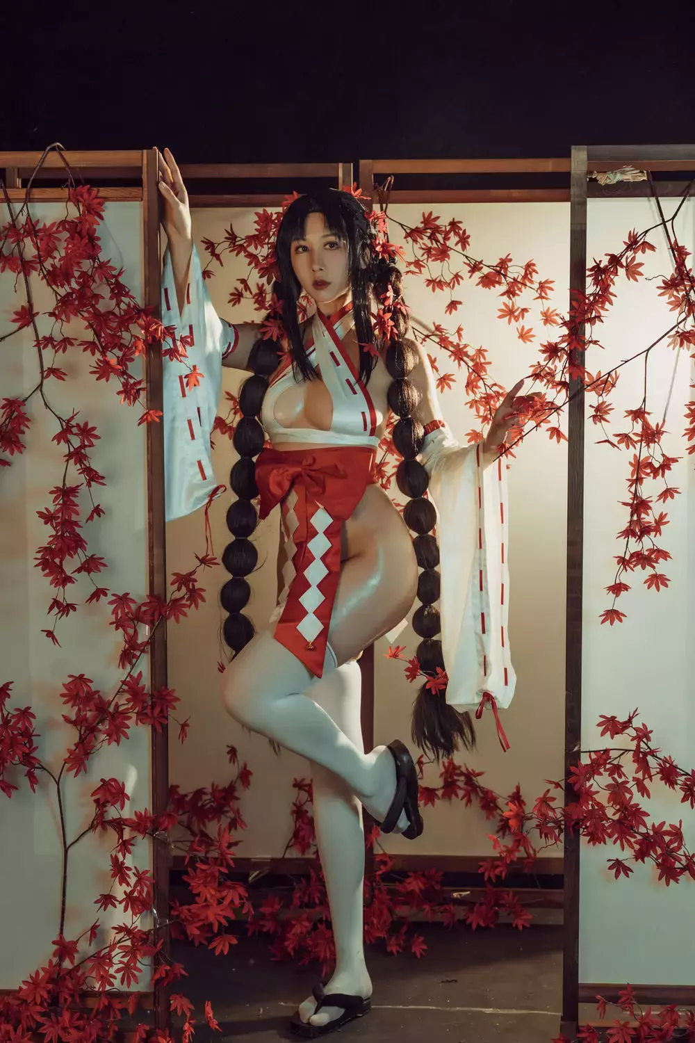 No.004-奶桃 巫女 [43P] 写真美女高清壁纸-丽图社