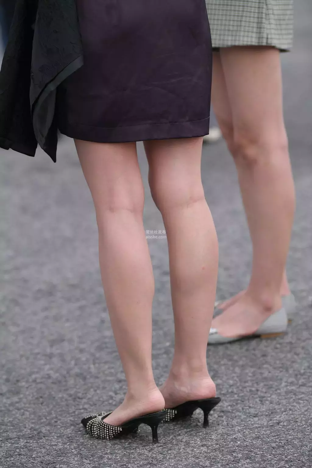 精选街拍作品 NO.2119 清秀美丽衬衫裙 明星爱街拍-丽图社