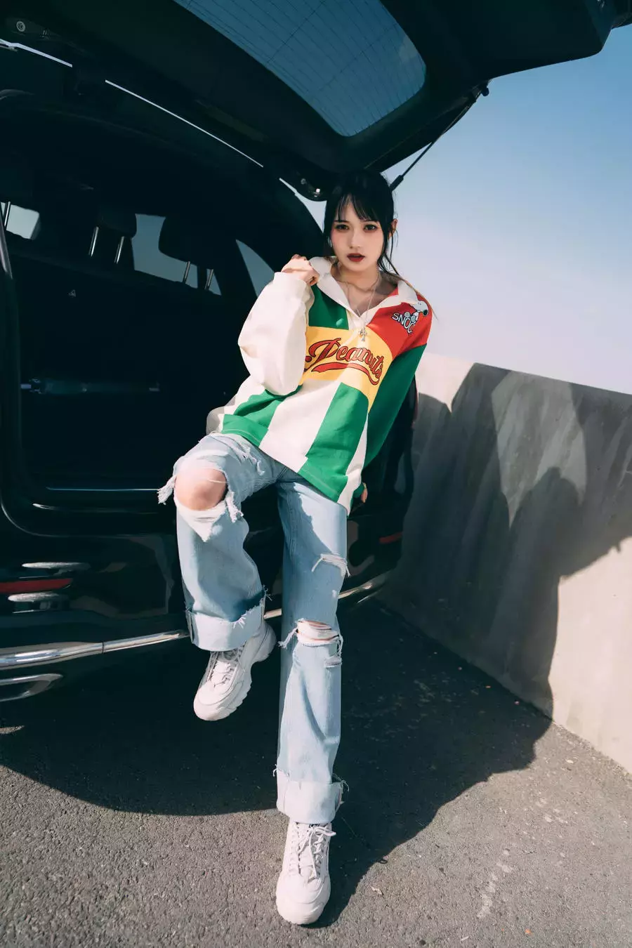 No.019-阳光滨海 [28P] 清纯时尚美女写真拍摄-丽图社