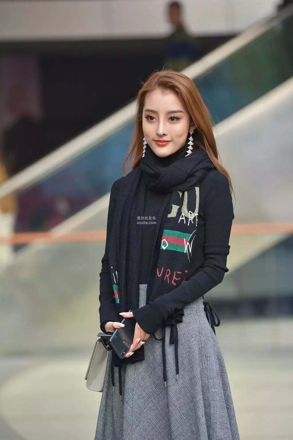 精选街拍作品 NO.2293 优雅时尚搭配 美女摄影街拍写真-丽图社