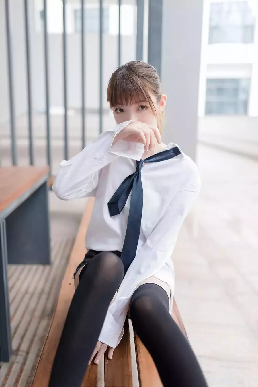 No.013-短裤的绝对领域 [48P] 清纯美女写真套图-丽图社