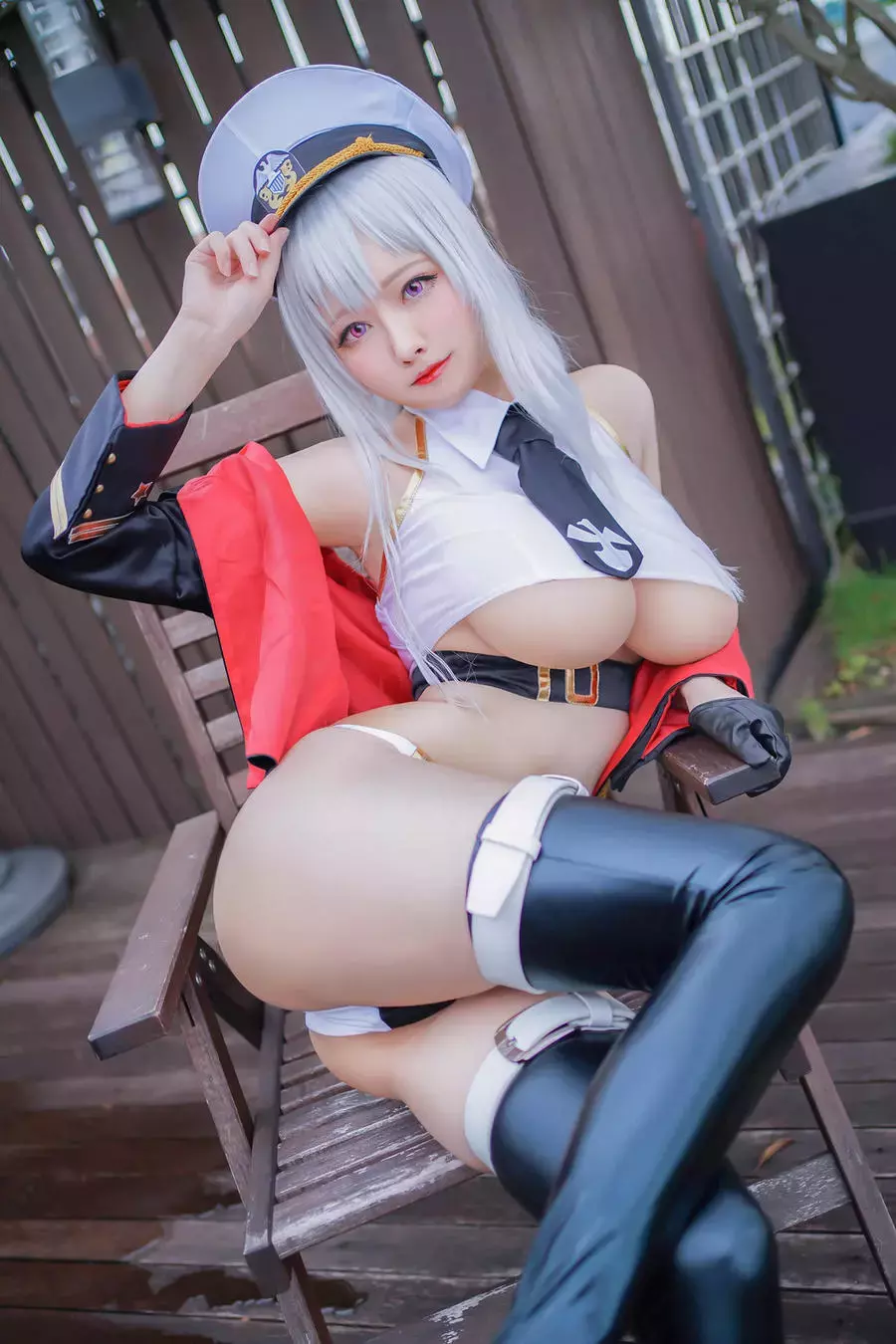 No.017-Azure Lane Enterprise Swimsuit [15P] 高清美女写真壁纸-丽图社