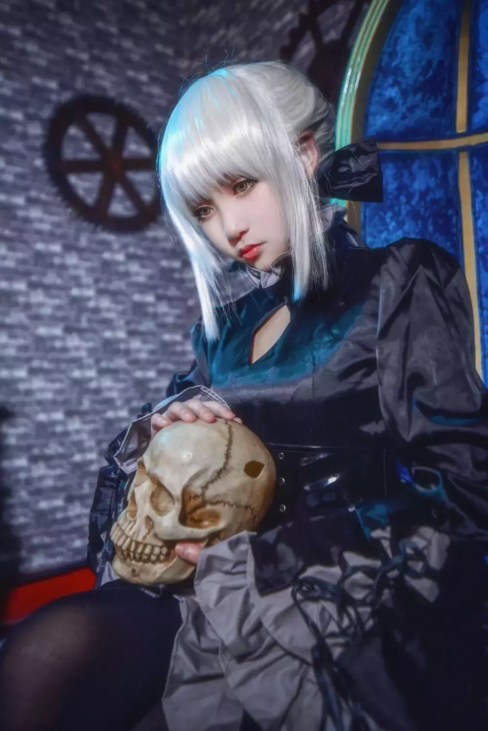 No.009-吾王 阿尔托莉雅 黑SABER [11P] 气质佳长相甜美-丽图社