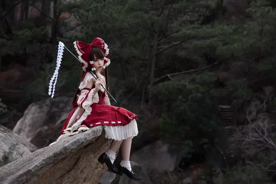 No.029-灵梦 [20P] 美少女高清时尚写真图集-丽图社