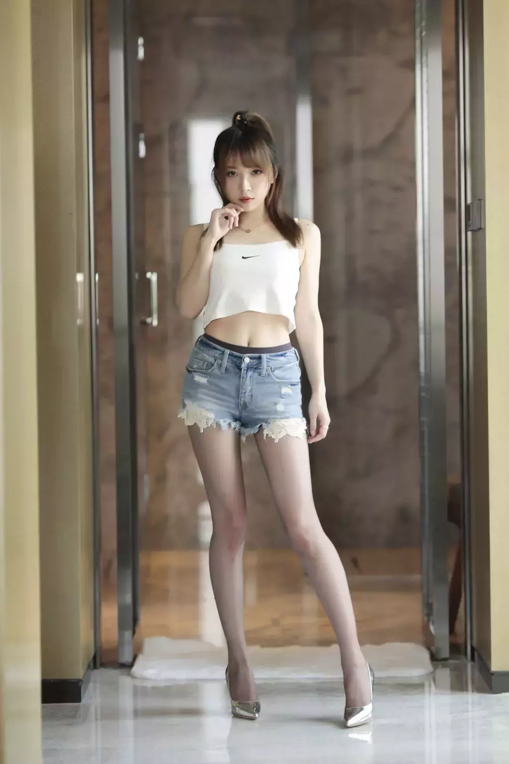 No.031-露娜de牛仔小裤裤 [84P] 性感美女写真照素材-丽图社