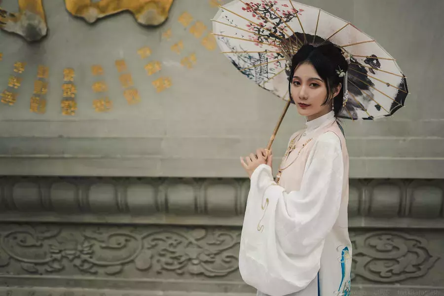 No.009-汉服 大慈寺外景 [9P] 高清美女写真摄影图片-丽图社