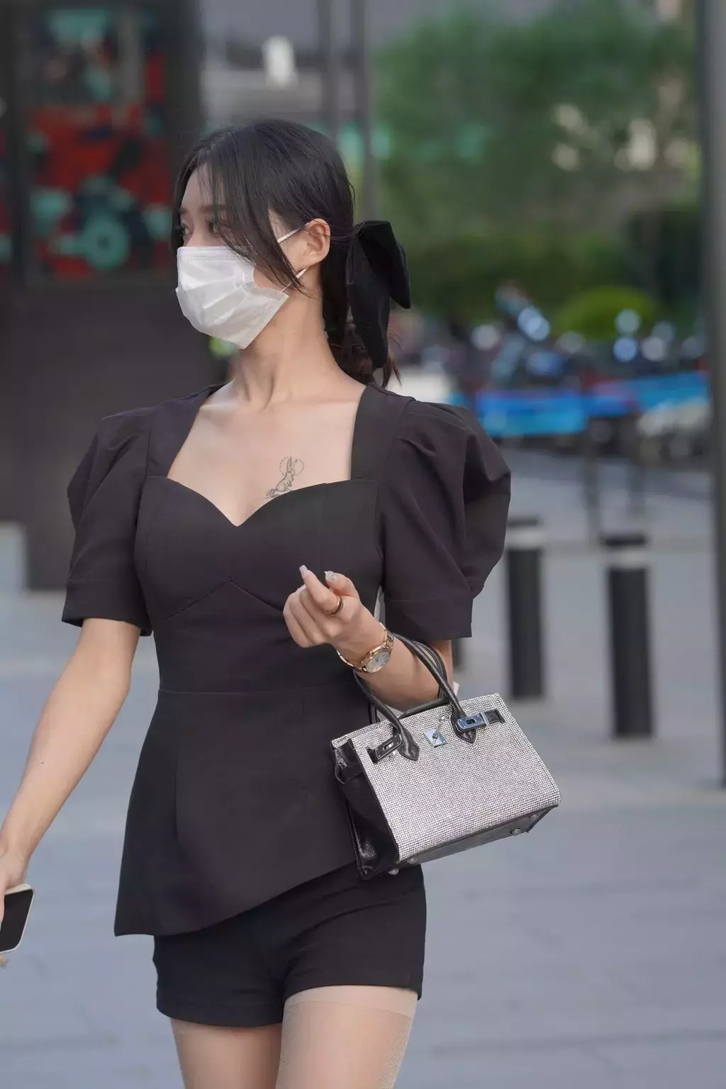 精选街拍作品 NO.2444 职业装长腿小姐姐1 成都街拍图片-丽图社