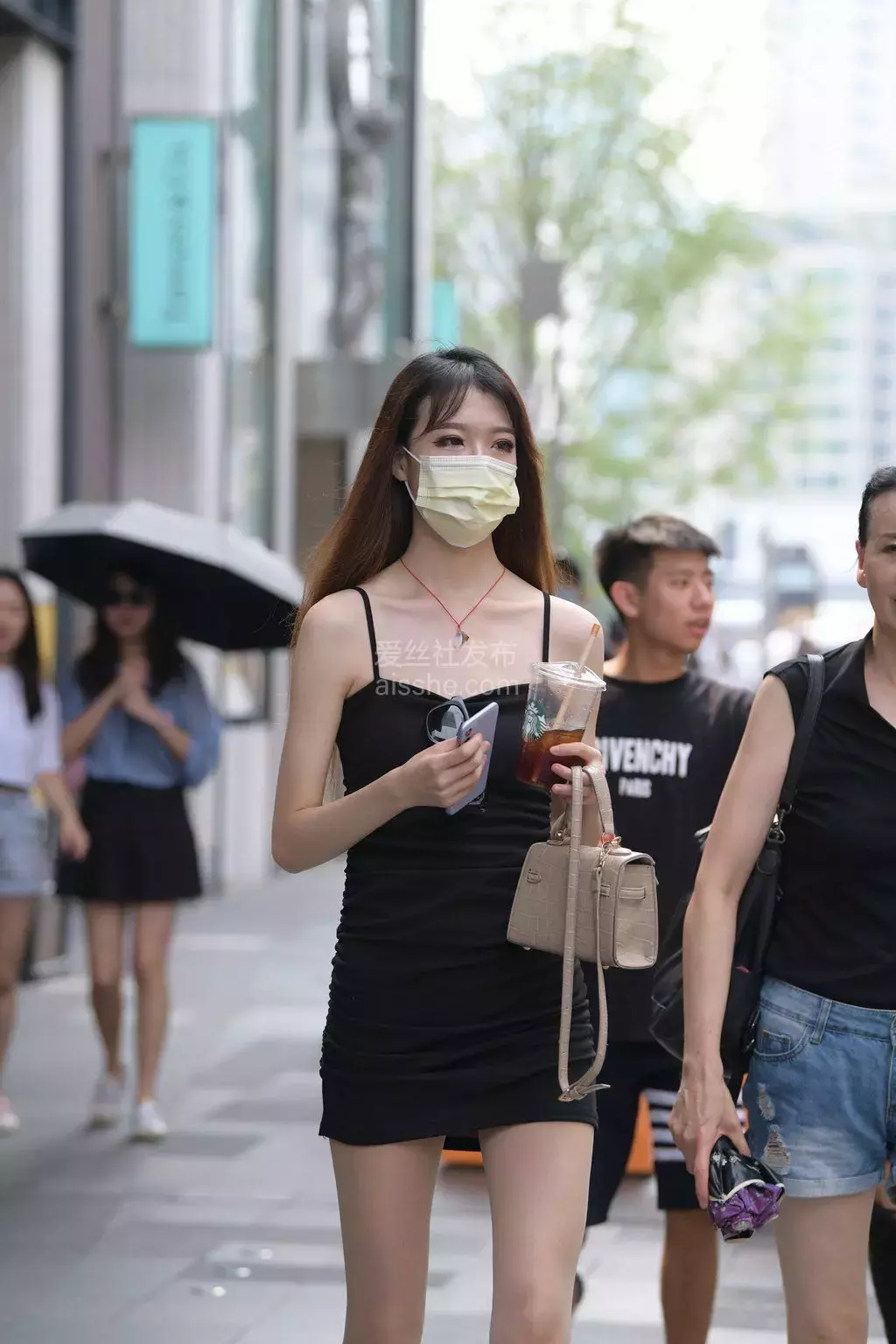 精选街拍作品 NO.1361 姓感吊带裙肉丝美腿美女1 街拍收藏大师-丽图社