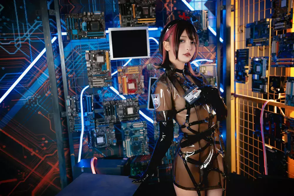 No.050-《無色哲学》透明黑白护士双人 [150P 3V] 高颜值好身材美女壁纸高清好看-丽图社