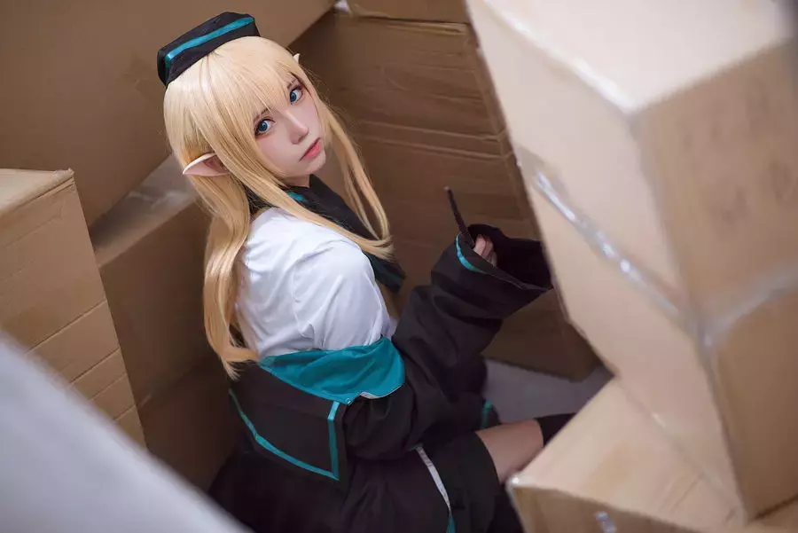 No.029-明日方舟杜林 [19P] 优雅休闲美女自信阳光可爱唯美写真-丽图社