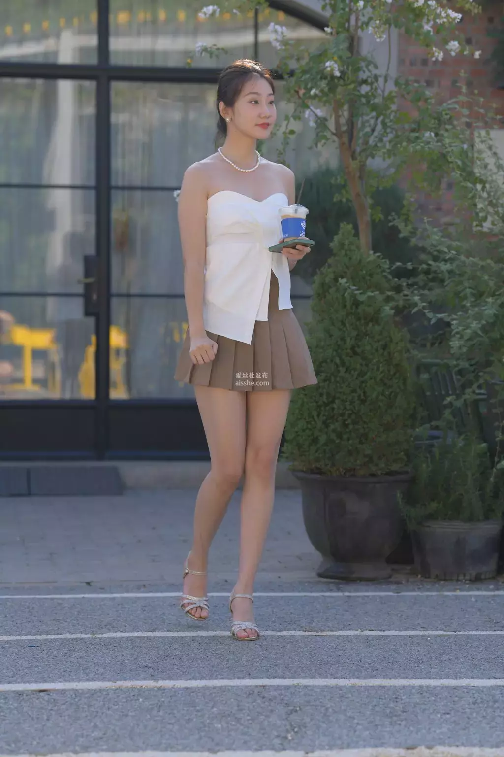 精选街拍作品 NO.1966 迷迭香水味2 清秀美女气质迷人街拍写真-丽图社