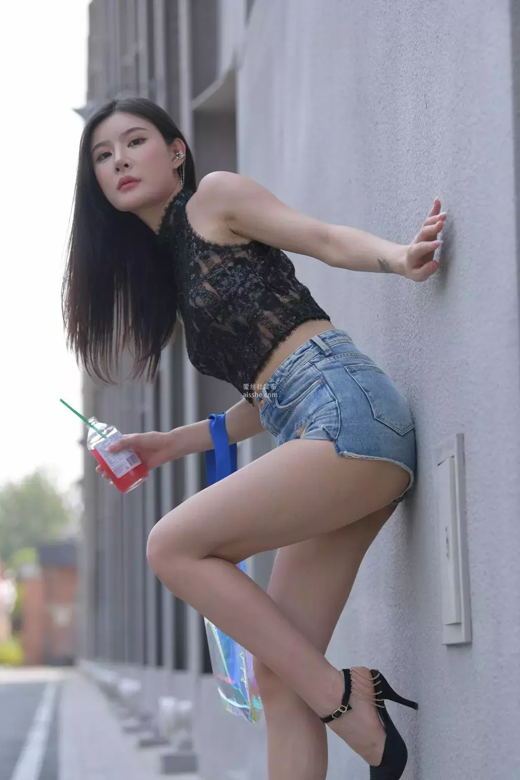 精选街拍作品 NO.1808 蓝了抱歉6 街拍穿搭-丽图社