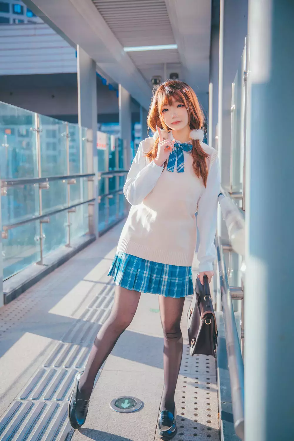 No.036-JK夕阳 [25P] 超高清美女写真组图-丽图社