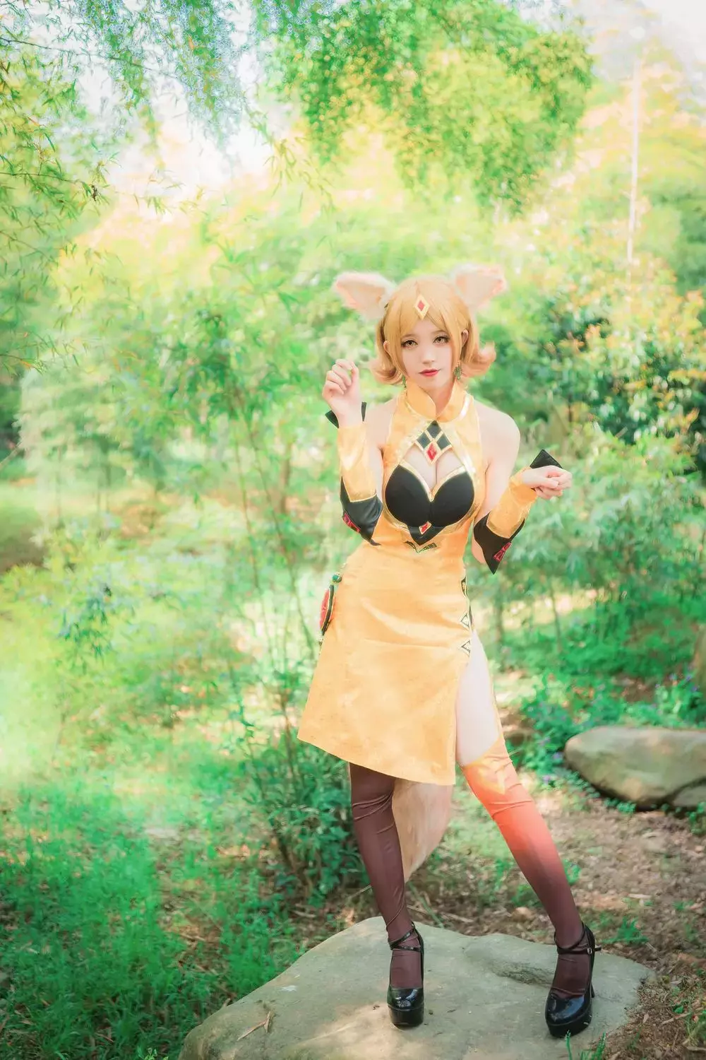 No.001-王者荣耀 妲己 [9P] 极品火辣爆炸身材美女高清壁纸-丽图社