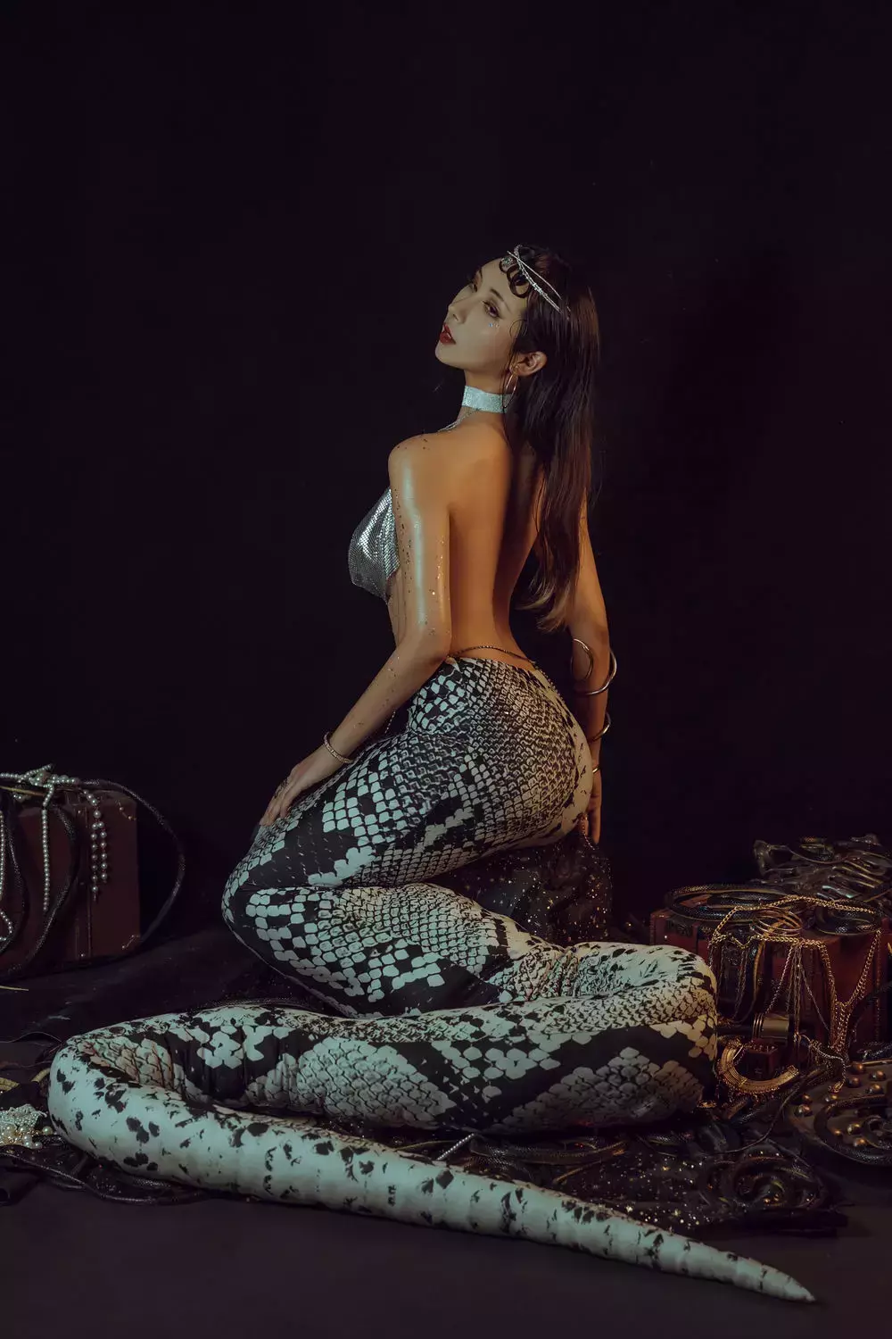 No.002-奶桃 蛇姬 [40P] 美女组图图片-丽图社