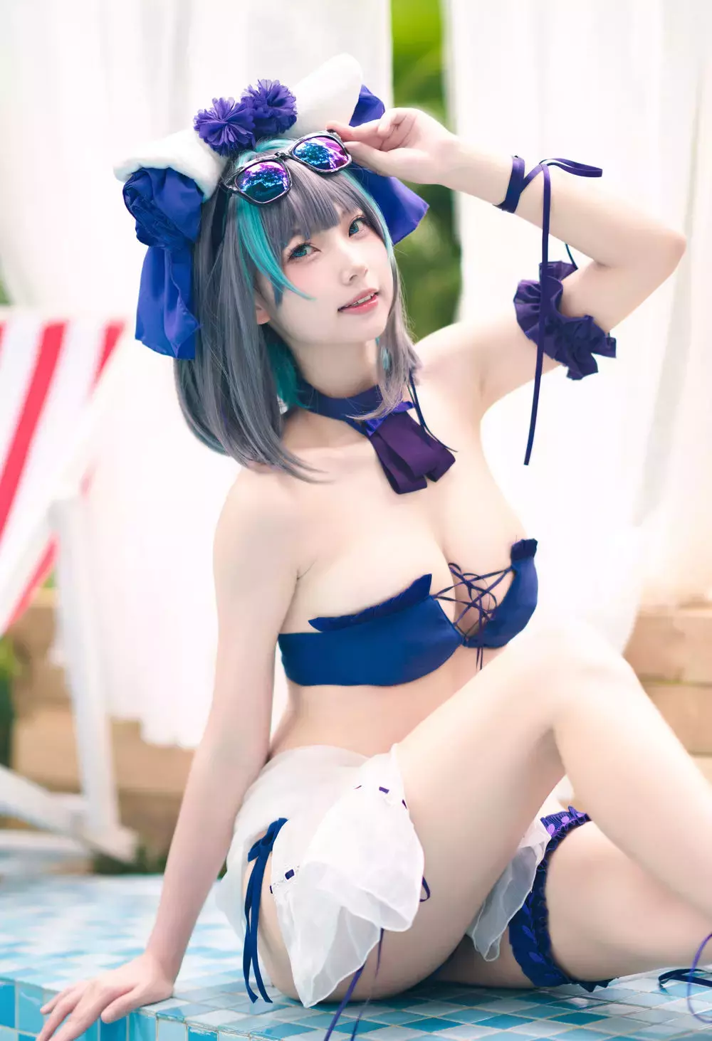 No.003-柴郡 着水 [16P] 极品火辣爆炸身材美女高清壁纸-丽图社