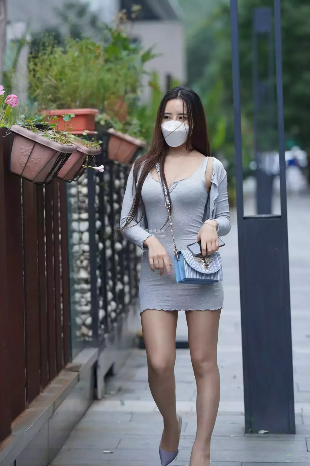 精选街拍作品 NO.1887 丰韵包臀裙美女之5 时尚街拍美女合集-丽图社