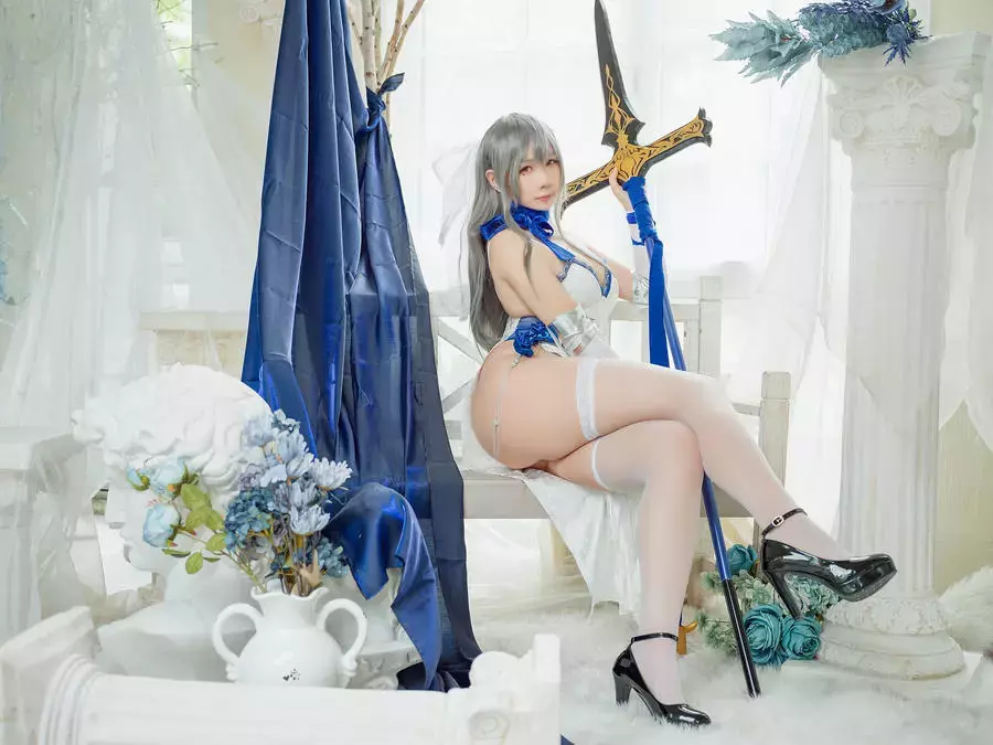 No.050-碧蓝航线 路易九世 [15P] 绝美身材高清美女壁纸写真-丽图社