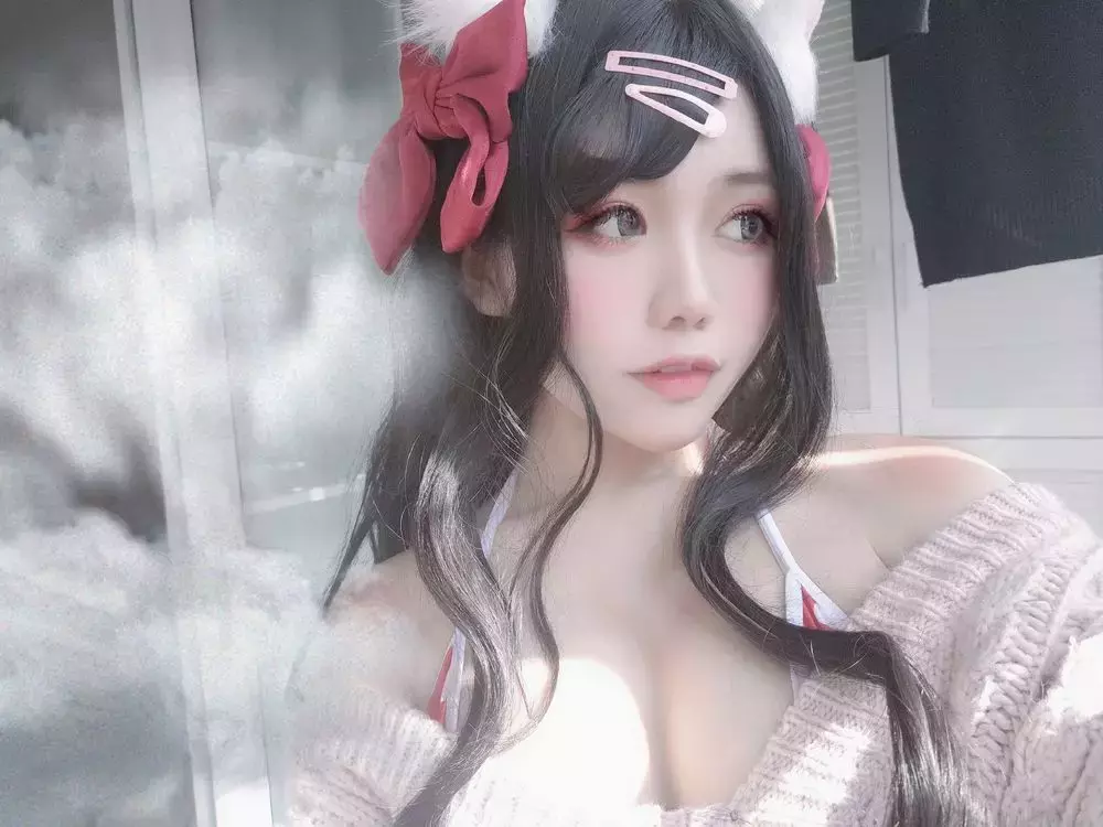 No.001-窗与宠物猫 电子版 [24P] 国内艺体美女拍唯美写真-丽图社