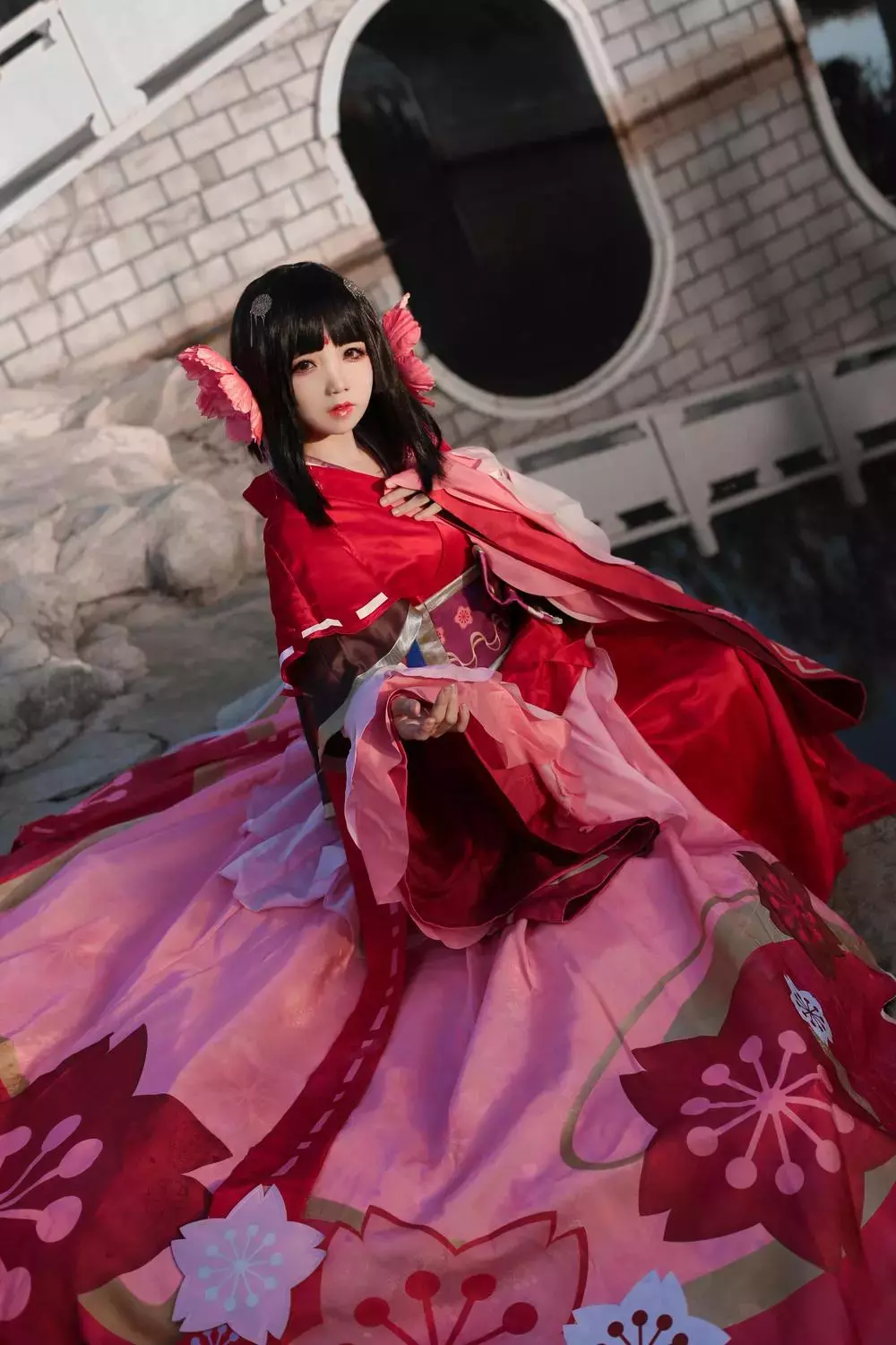 No.064-阴阳师 御姐樱花妖 [20P] 制服丝袜美女套图-丽图社