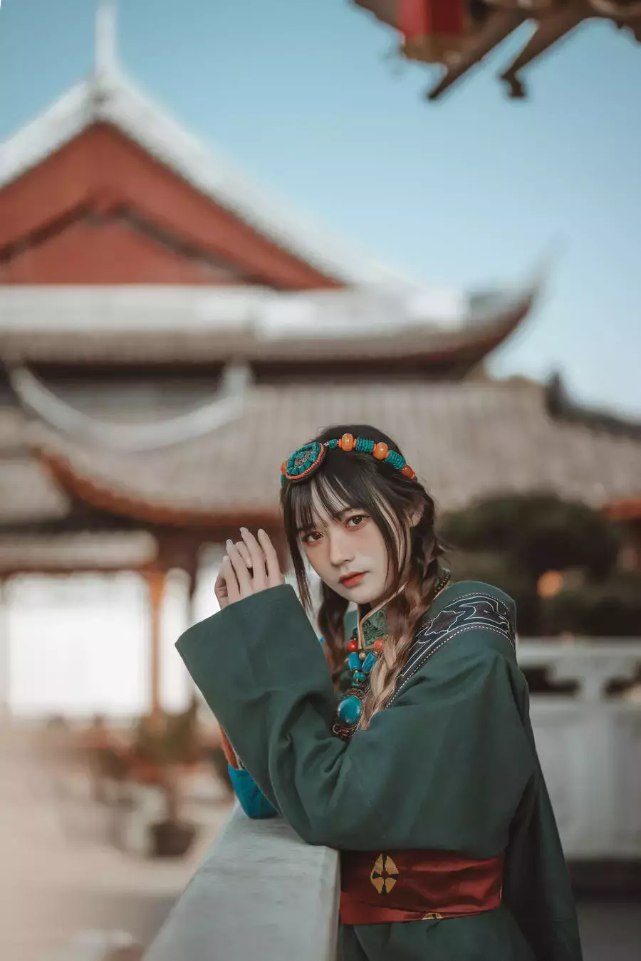 No.030-东林祈福 [21P] 清秀自然美女头像图片-丽图社