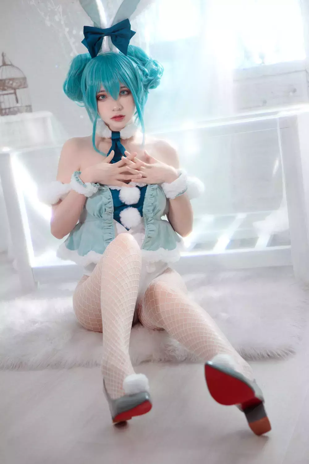 No.069-miku初音兔女郎 [25P] 又纯又欲的美女壁纸-丽图社