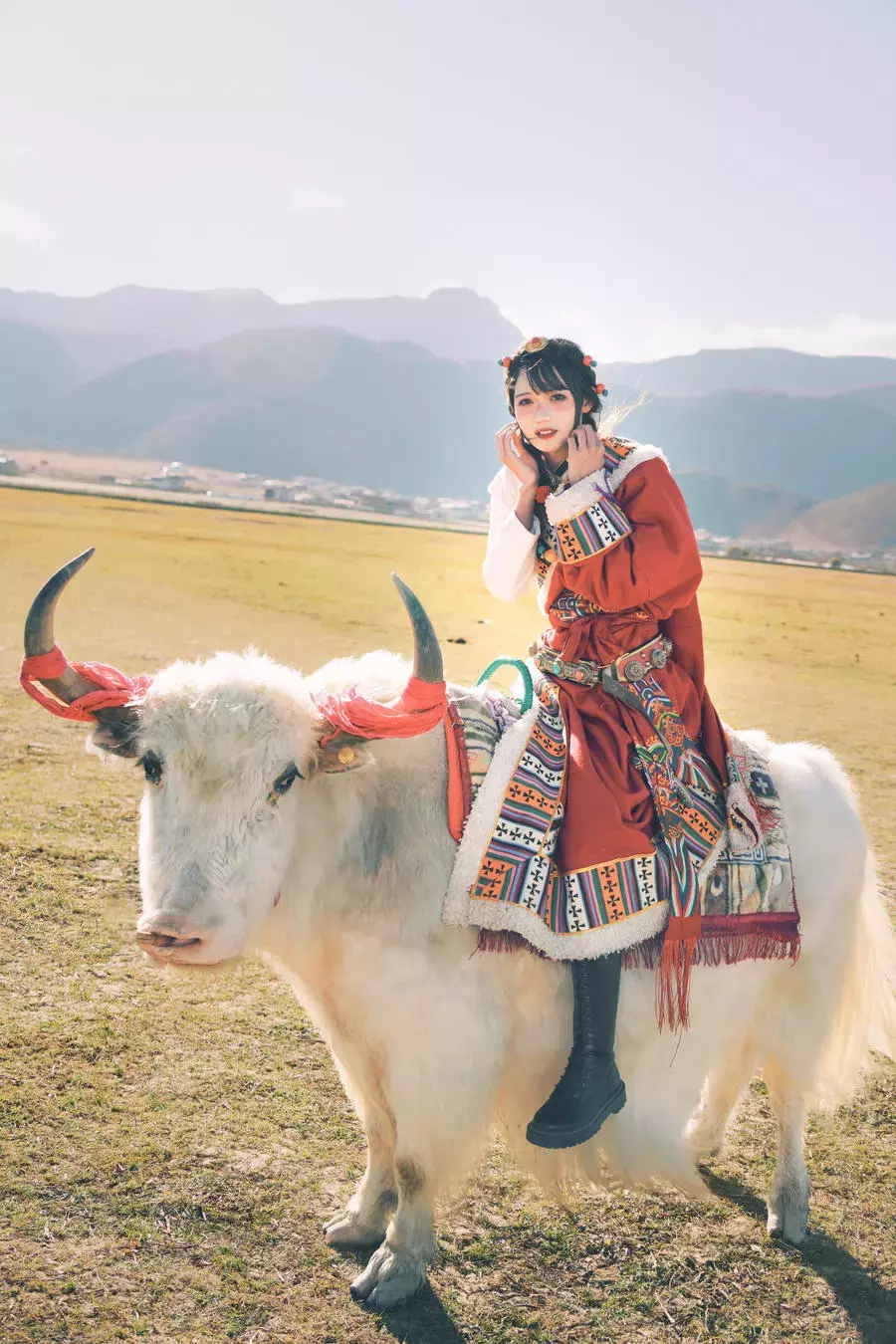 No.027-草原小卓玛 [24P] 夏天照着穿优雅又高级的写真-丽图社