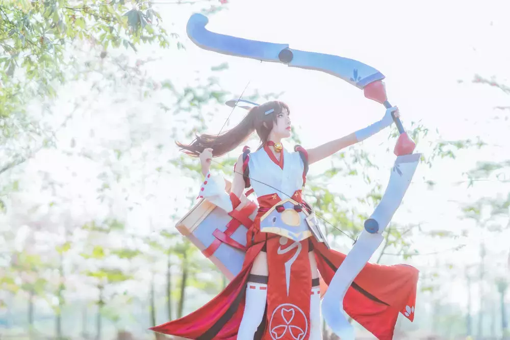 No.073-王者荣耀合集 – 伽罗 [32P] 清纯又好看的美女壁纸-丽图社