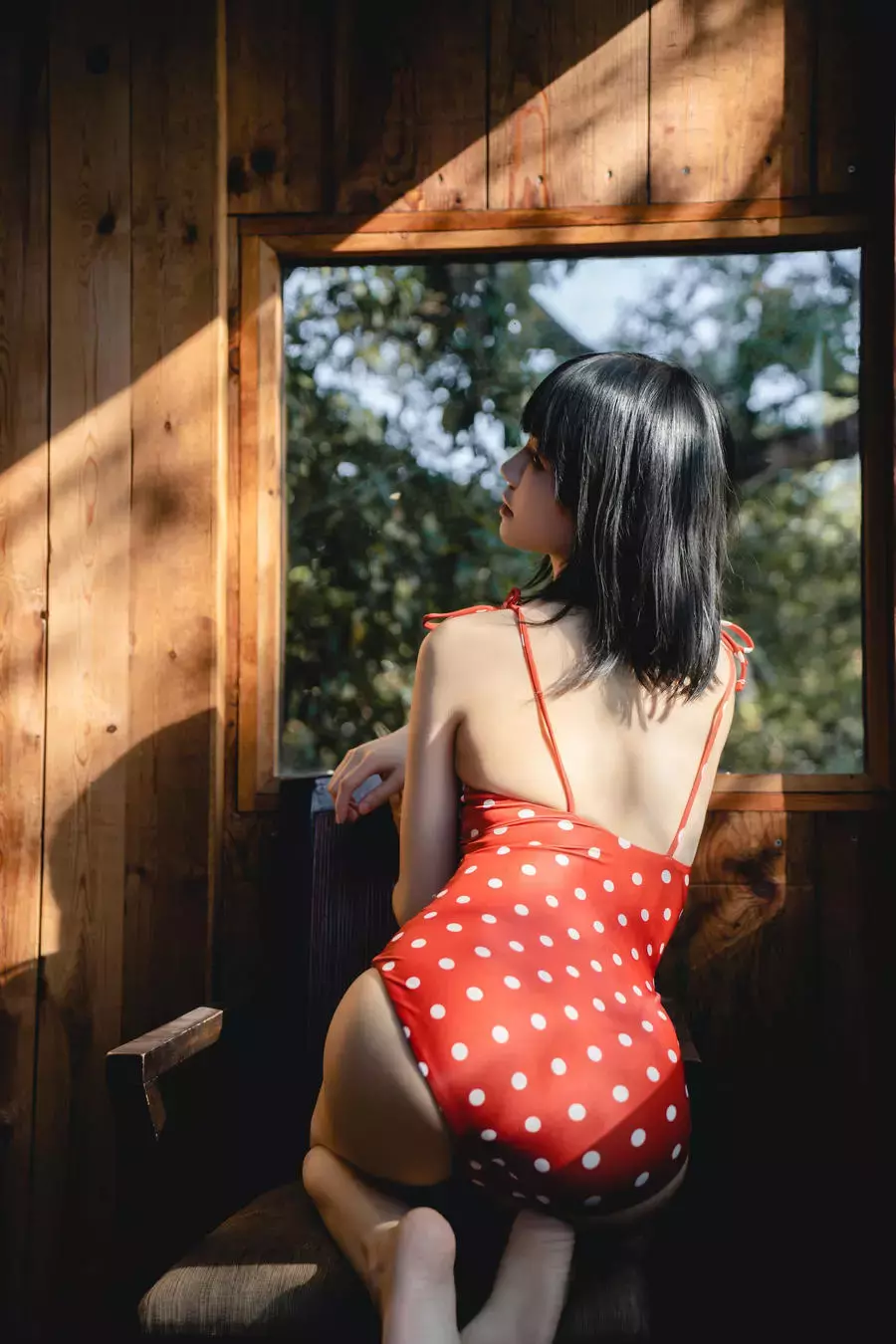 No.193 – 红波点 [45P] 高清美女写真摄影图片-丽图社